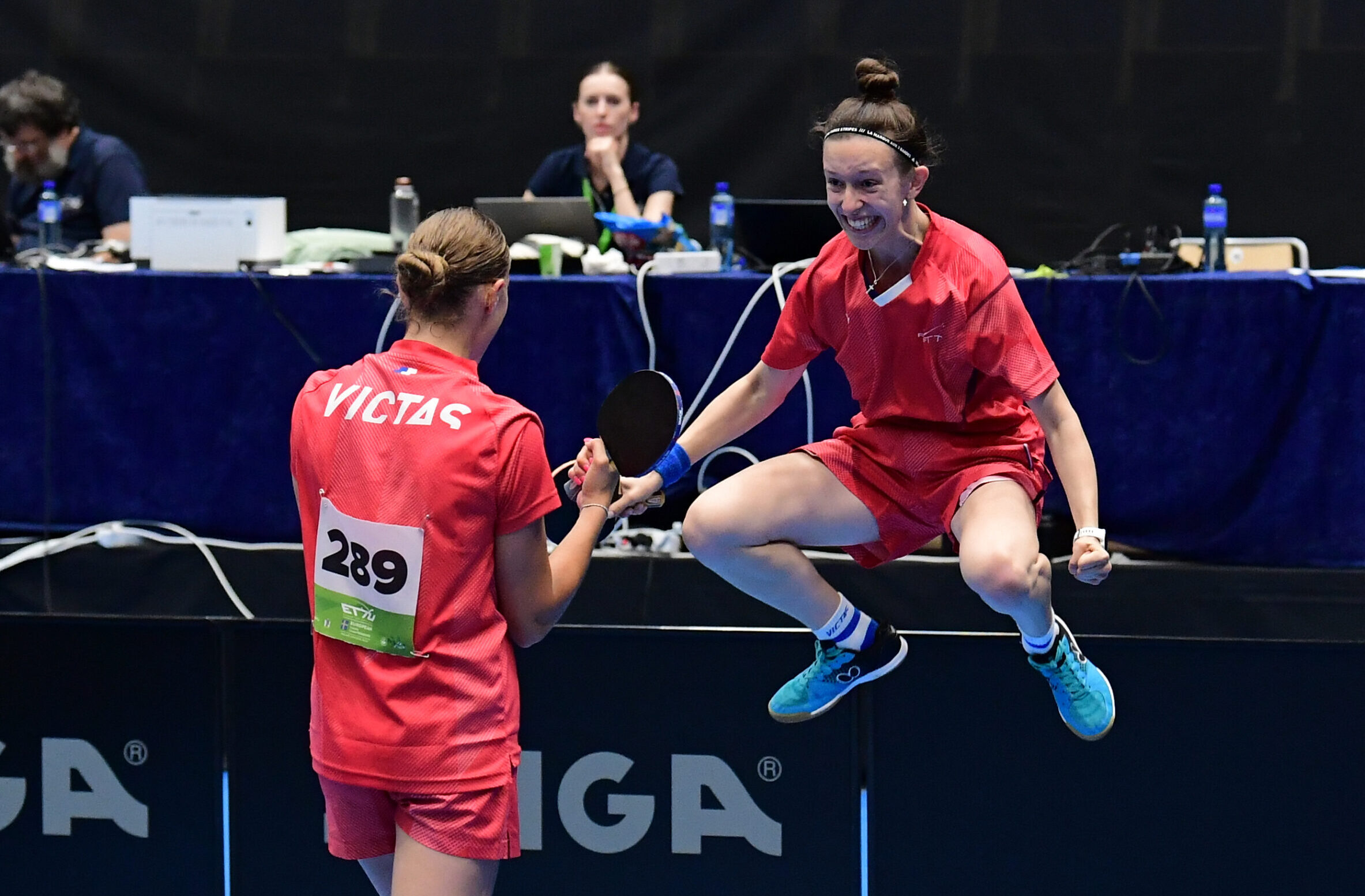 Médaille de Bronze en double aux Championnats d’Europe U19
